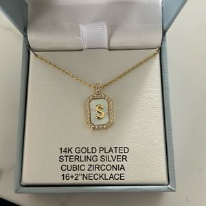 Charlotte & Lexi Initial S pedant necklace